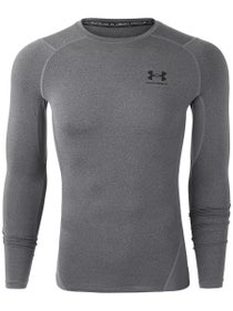 Under Armour HeatGear Compression Mens Shirt (Black-Steel)