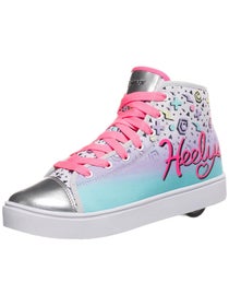 Heelys Veloz Shoes - Aqua/Purple/Lt Pink