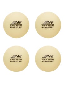 A&R Hockey Glow in the Dark Mini Foam Balls -4 Pack