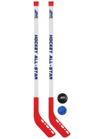 : Franklin Sports Street Hockey Sticks - Ambush Youth Street Hockey  Stick - Wood and Fiberglass Shaft - ABS Blade - One Piece Stick - 46 Right  Handed : Sports & Outdoors