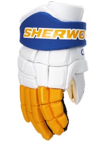 Sherwood Code NHL Team Stock Hockey Gloves - Buffalo