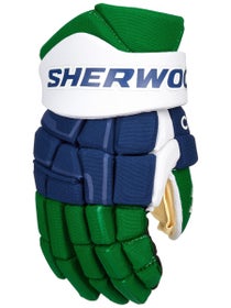 Sherwood Code NHL Team Stock Hockey Gloves - Carolina