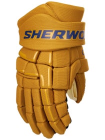 Sherwood Code NHL Team Stock Hockey Gloves - Edmonton