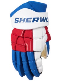 Sherwood Code NHL Team Stock Hockey Gloves - NYR