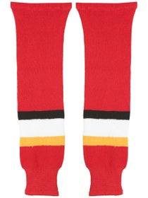 CCM S100P NHL Knit Hockey Socks - Calgary Flames