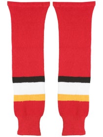 CCM S100P NHL Knit Hockey Socks - Calgary Flames