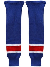 CCM S100P NHL Knit Hockey Socks - New York Rangers