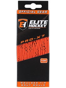 Elite Pro-X7 Wide Hockey Skate Laces Unwaxed