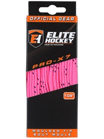 Elite Pro-X7 Wide Hockey Skate Laces Unwaxed