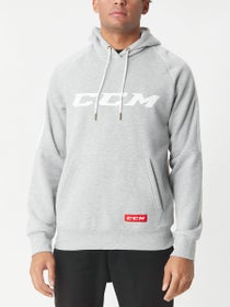 CCM Core Pullover Fleece Hoodie - Adult - Red/White - L