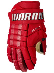 Warrior Alpha Classic NHL Pro Stock Senior Hockey Gloves in Carolina Size 13in