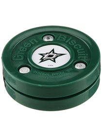 Green Biscuit Puck Dallas Stars 