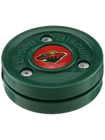 Green Biscuit Puck Minnesota Wild 