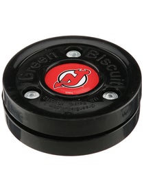 Green Biscuit Puck New Jersey Devils 