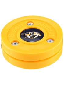 Green Biscuit Puck Nashville Predators 