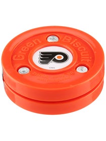 Green Biscuit Puck Philadelphia Flyers 