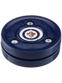 Green Biscuit Puck Winnipeg Jets 