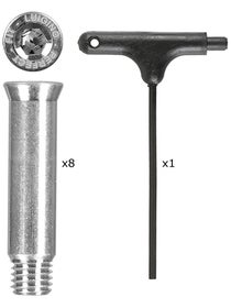 Luigino Axle Kit 8mm Axles & Hex Tool