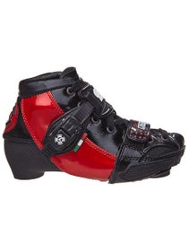 Luigino Kids Adjustable Boots Black/Red Y13.0-2.0