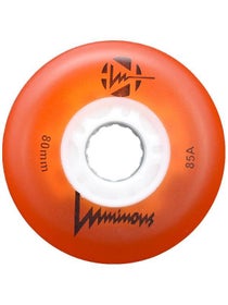 Luminous LED Light Up 72mm Inline Wheels 4pk