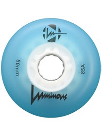 Luminous LED Light Up 76mm Inline Wheels 4pk