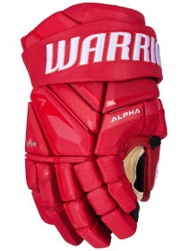 Warrior LX3 NHL Team Stock Hockey Gloves - Detroit