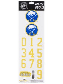 NHL Decal Set Buffalo Sabres Royal Helmet