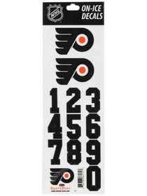 NHL Decal Set Philadelphia Flyers White Helmet