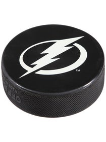 NHL Classic Logo Ice Puck Tampa Bay Lightning