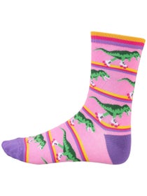 Sock It to Me Rawr-ler Rink Crew Socks
