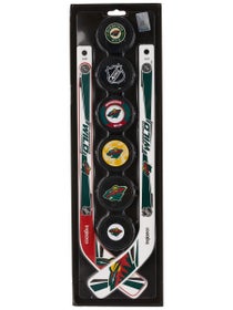 NHL Team Mini Sticks 6pk Minnesota Wild