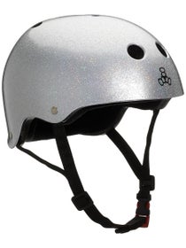 Triple 8 Certified Sweatsaver Silver Glitter SM/MD