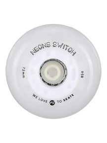 Powerslide Neons Switch 7-Color LED Wheel 72-80mm - 4pk