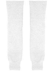 CCM S100P Solid Knit Hockey Socks - White