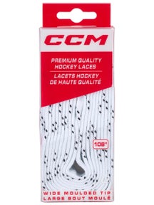 CCM Molded Tip Hockey Skate Laces Unwaxed