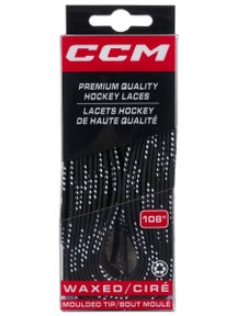 CCM Molded Tip Hockey Skate Laces Waxed