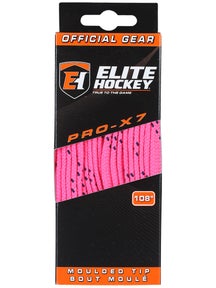 Elite Pro-X7 Wide Hockey Skate Laces Unwaxed