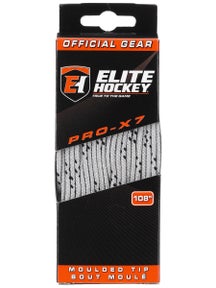 Elite Pro-X7 Wide Hockey Skate Laces Unwaxed