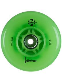 Luminous LED Light Up 80mm Inline Wheels 4pk