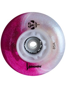 Luminous LED Light Up 80mm Inline Wheels 4pk