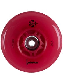 Luminous LED Light Up 90mm Inline Wheels 4pk