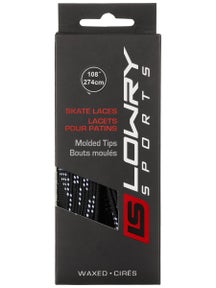 Lowry Standard Grade Hockey Molded Tip Skate Laces Wax
