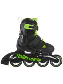 Rollerblade Microblade Adjustable Skates - Black/Green
