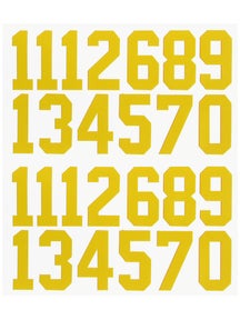 A&R Hockey Player Number Helmet 2" Decals