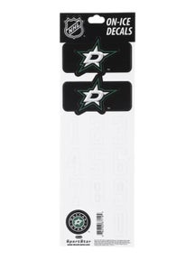 NHL Decal set  Dallas Stars Black Helmet 