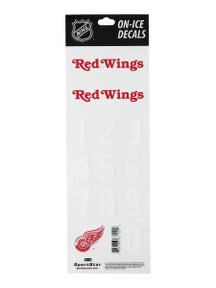 NHL Decal set  Detroit Red Wings Red Helmet 