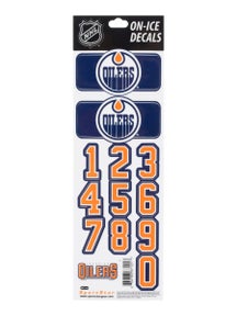 NHL Decal set  Edmonton Oilers Navy Helmet 