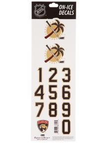 NHL Decal set  Florida Panthers Palm Tree White Helmet 
