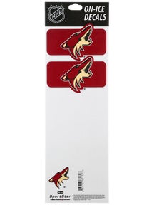 NHL Decal set  Arizona Coyotes Maroon Helmet 