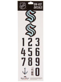 NHL Decal set  Seattle Kraken White Helmet 